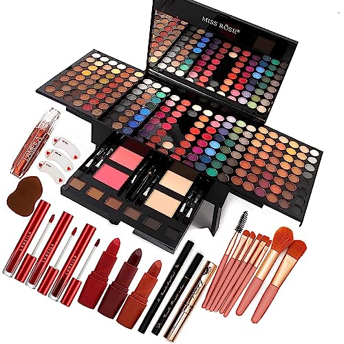 UNIFULL 190 Colors Makeup Pallet,Professional Makeup Kit for Women Full Kit,All in One Makeup Sets for Women&Beginner,incl...