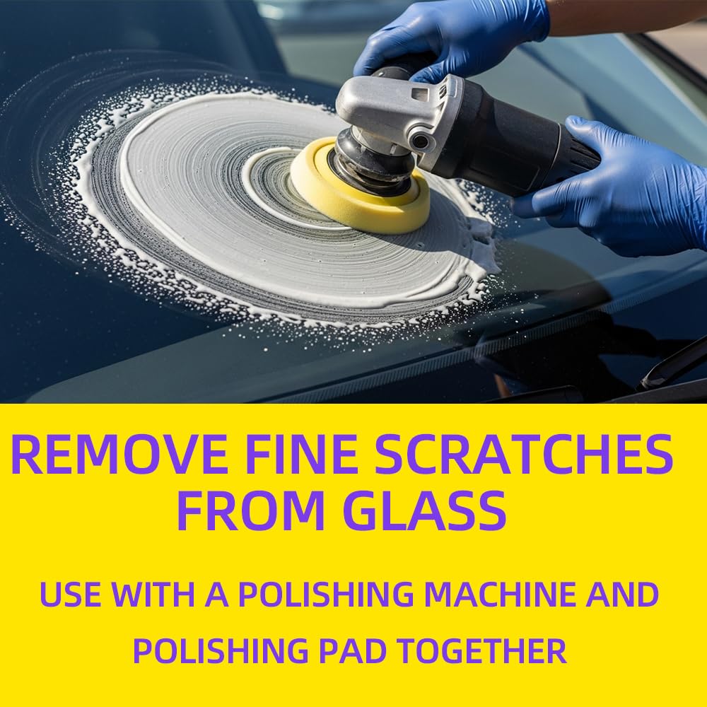 1 Lb (453 G) 99% Cerium Oxide Glass Polishing Powder (9-15 Um) – Removes: Oil Films, Water Spots, Swirl Marks, Wiper Streaks, Removes Fine Scratches & Deep-Cleans Glass Surfaces.