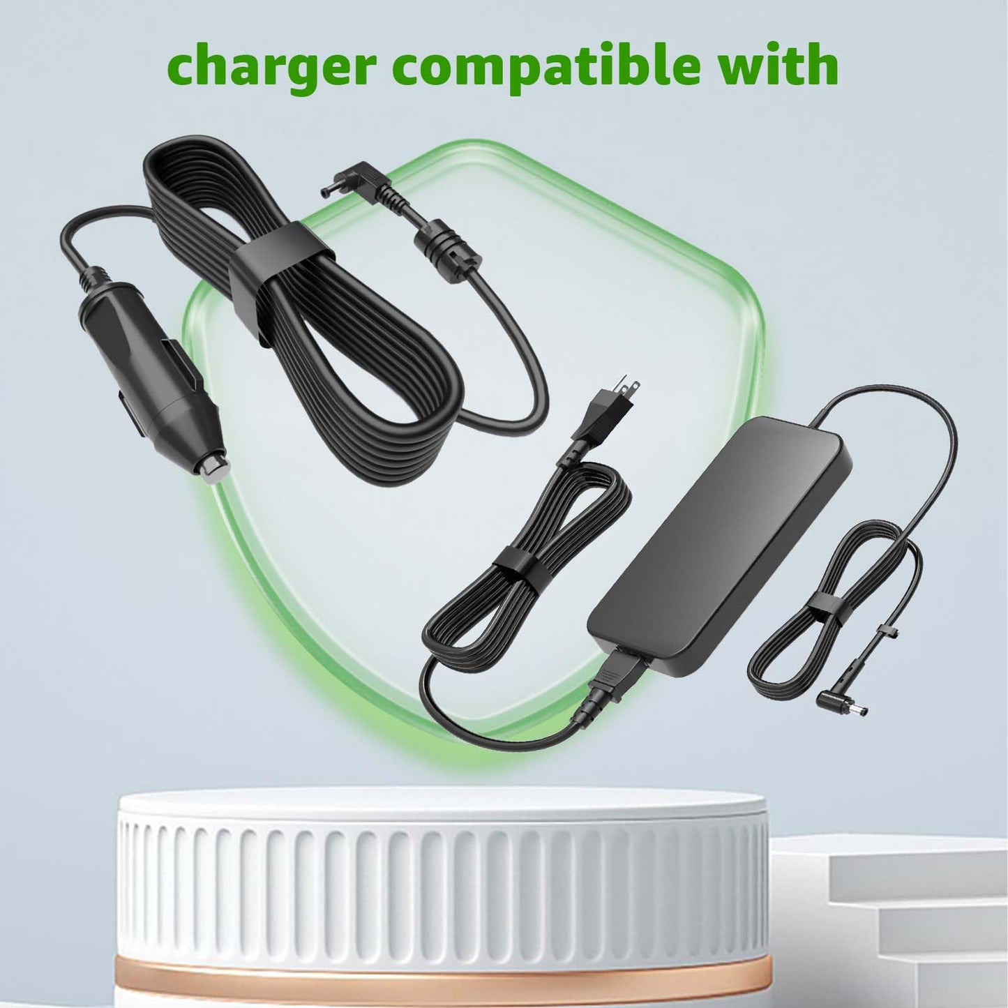 Norward Charger for Inogen One G1 G2 G3 G4 G5, 12V Car Charger & 19V AC Charger Compatible with Inogen one g5 Accessories for ADP-120RH BA-301 BA-302 BA-303 Oxygen Concentrator