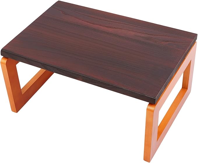 cutooio Foldable Coffee Table, Japanese Coffee Table, Portable Low Picnic Table, for bedrooms, beds, Study Rooms, Tea Rooms, 23.6''x 15.7''x 11.8''