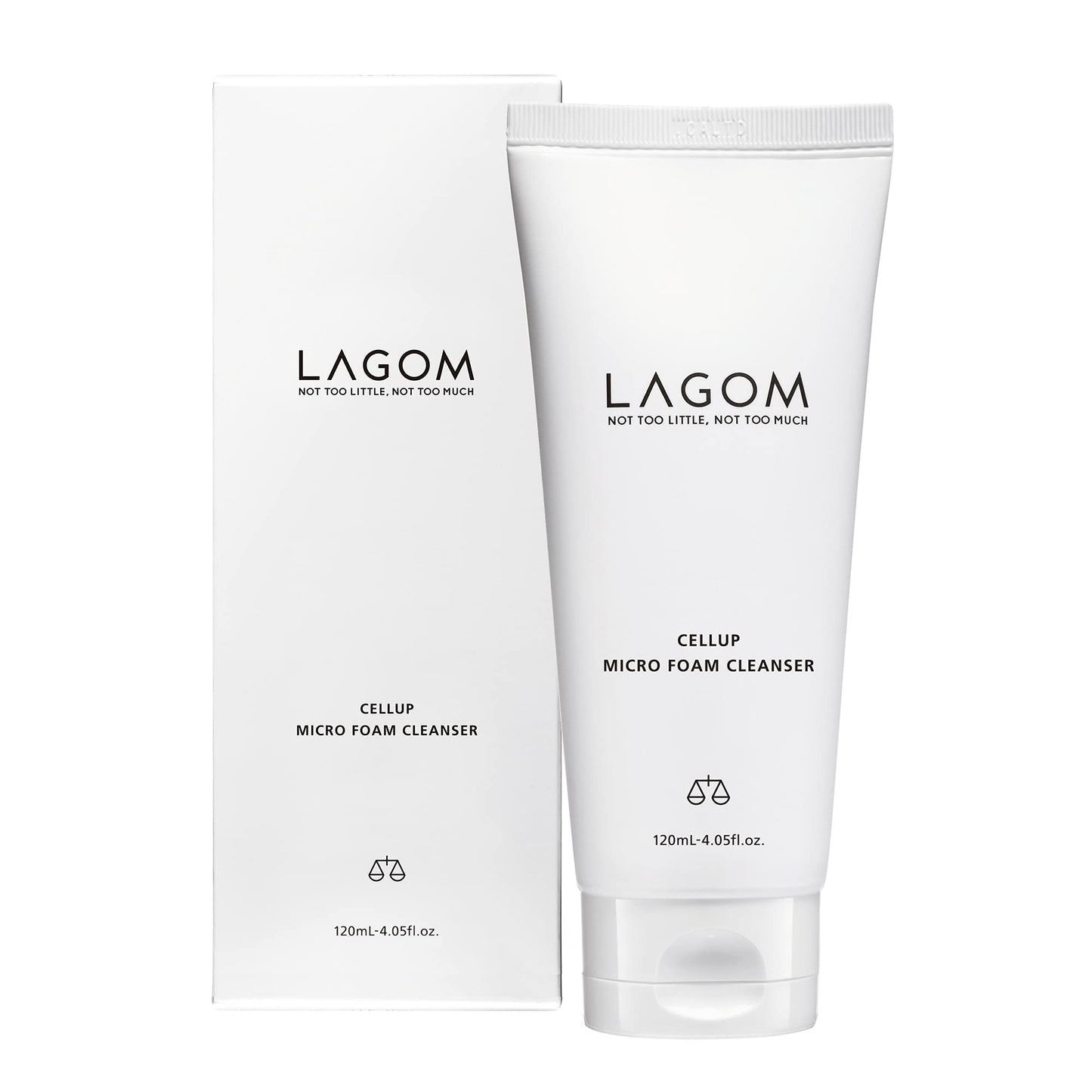 LAGOM Cellup Micro Foam Cleanser, Hydrating Deep Cleansing Face Wash, Korean Makeup Remover, Dense Soft Micro Bubbles, Ultra Fin