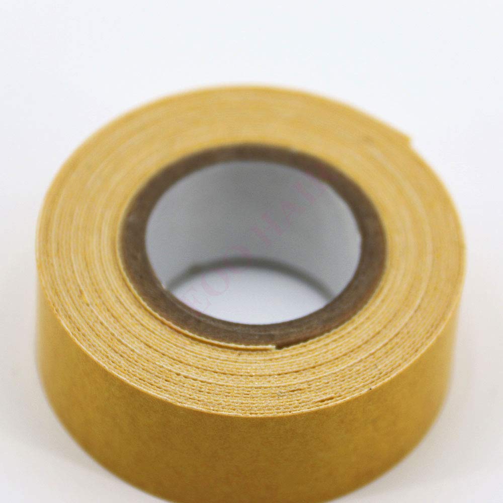 Brown Liner/Cloth/German Brown Double Sided Roll Tapes Stickers Adhesive Men Hair System Replacement Toupee Hair Extension Wig B