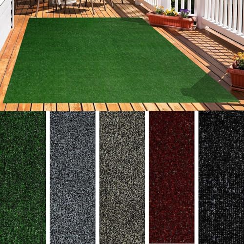 KOECKRITZ Artificial Turf Roll | Premium Outdoor Rug Square & Fake Floor Grass Decor | Custom - Cut, Lightweight Outdoor C...