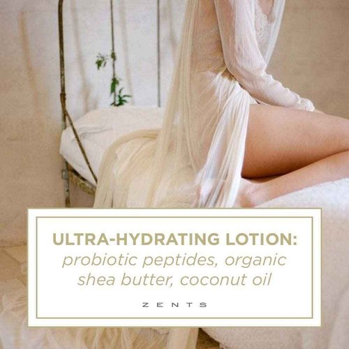 Zents Body Wash and Lotion Set (Ore), Ageless Aloe Moisture Wash, Age Defying Probiotic Body and Hand Lotion, Cleanse, Moisturize and Nourish Dry Skin, A Powerful Skin Healing Duo