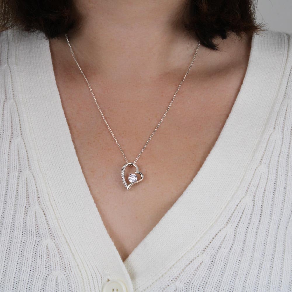 Momavo Jewelry To My Wife - the best thing that ever happened to me ,Forever Love Necklace , Gift For Wife, Gift for her, Romantic Gifts , Soulmate , Christmas Birthday Gift, Valentine Gift (Luxury Box w/ LED LIGHT, BEST THING - BLACK BG - 14k White Gold