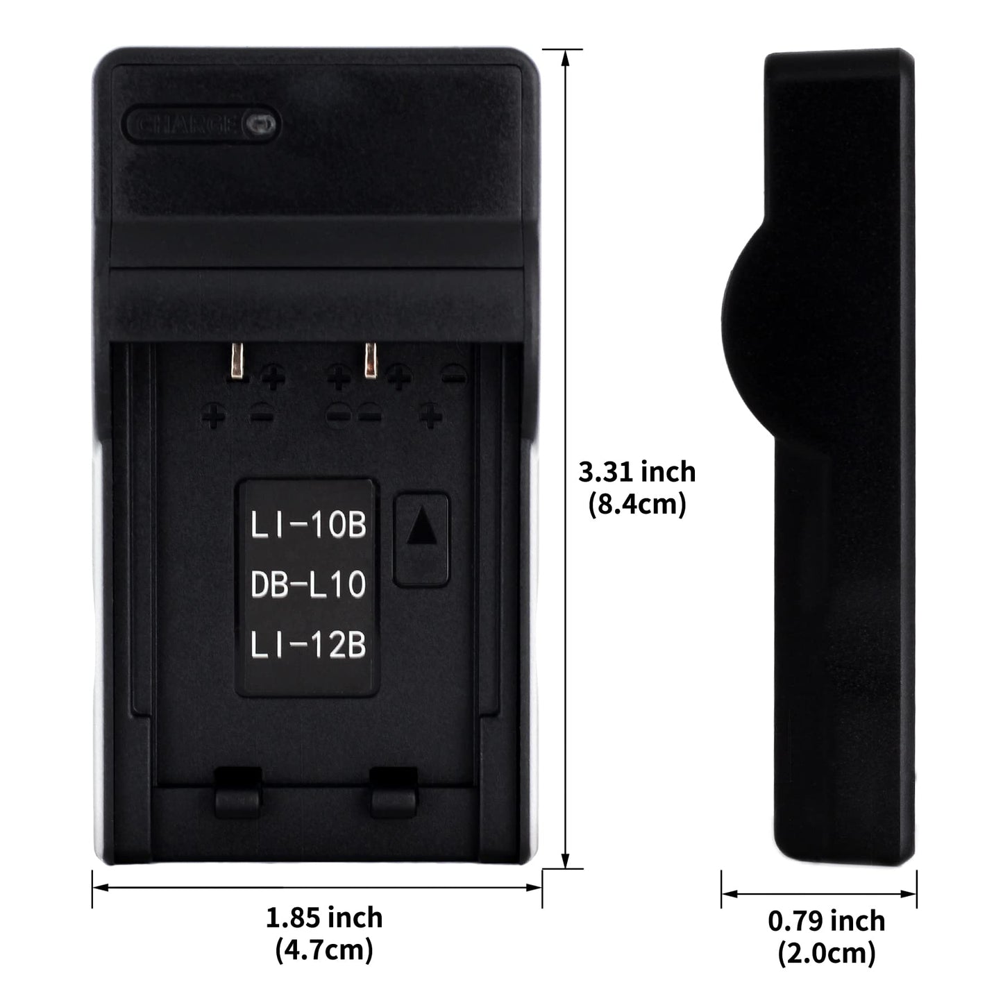 Norifon Li-10B Usb Charger For Olympus Camedia C-470, C-50, C-5000, C-60, C-70, C-7000 Zoom, C-760, C-765, C-770 Ultra Zoom, D-5