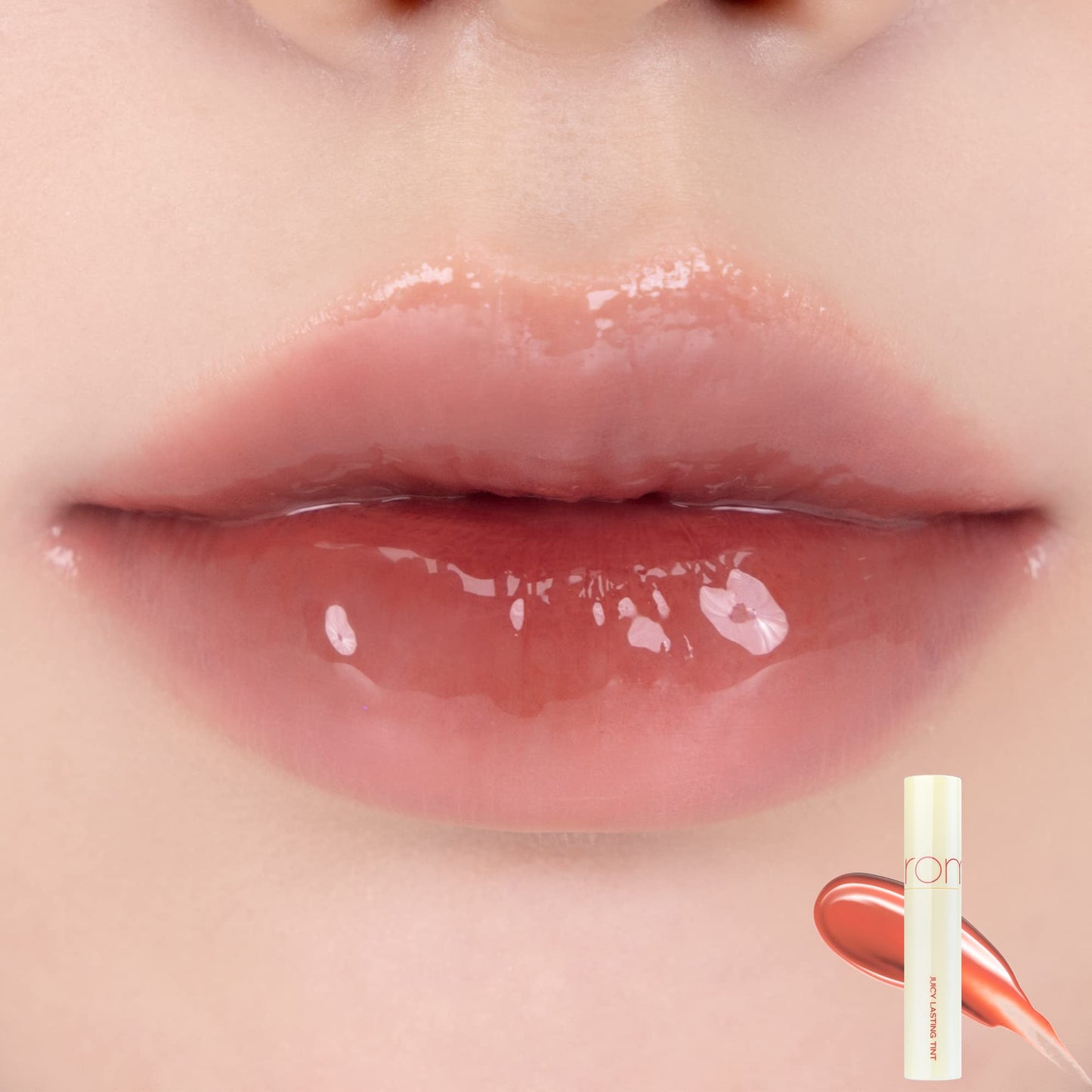 rom&nd Juicy Lasting Tint 29 PAPAYA JAM | Long-lasting, MLBB, Clear & Natural Makeup, K-beauty Lips, 5.5g | 0.2 oz