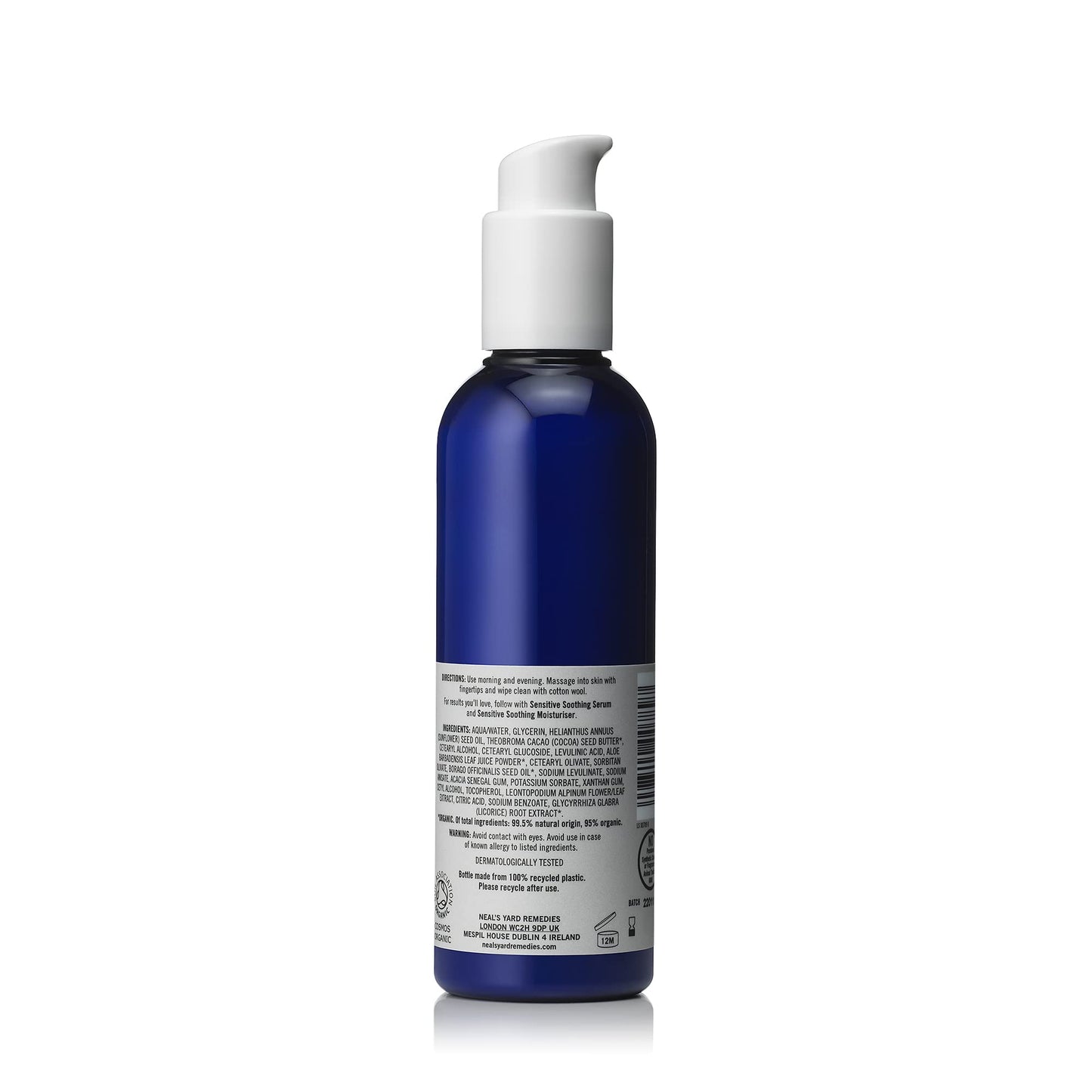 Neal's Yard Remedies | Sensitive Soothing Cleansing Milk | Gifts for Women | Organic Borage Oil & Cocoa Butter Cleanses & Calms