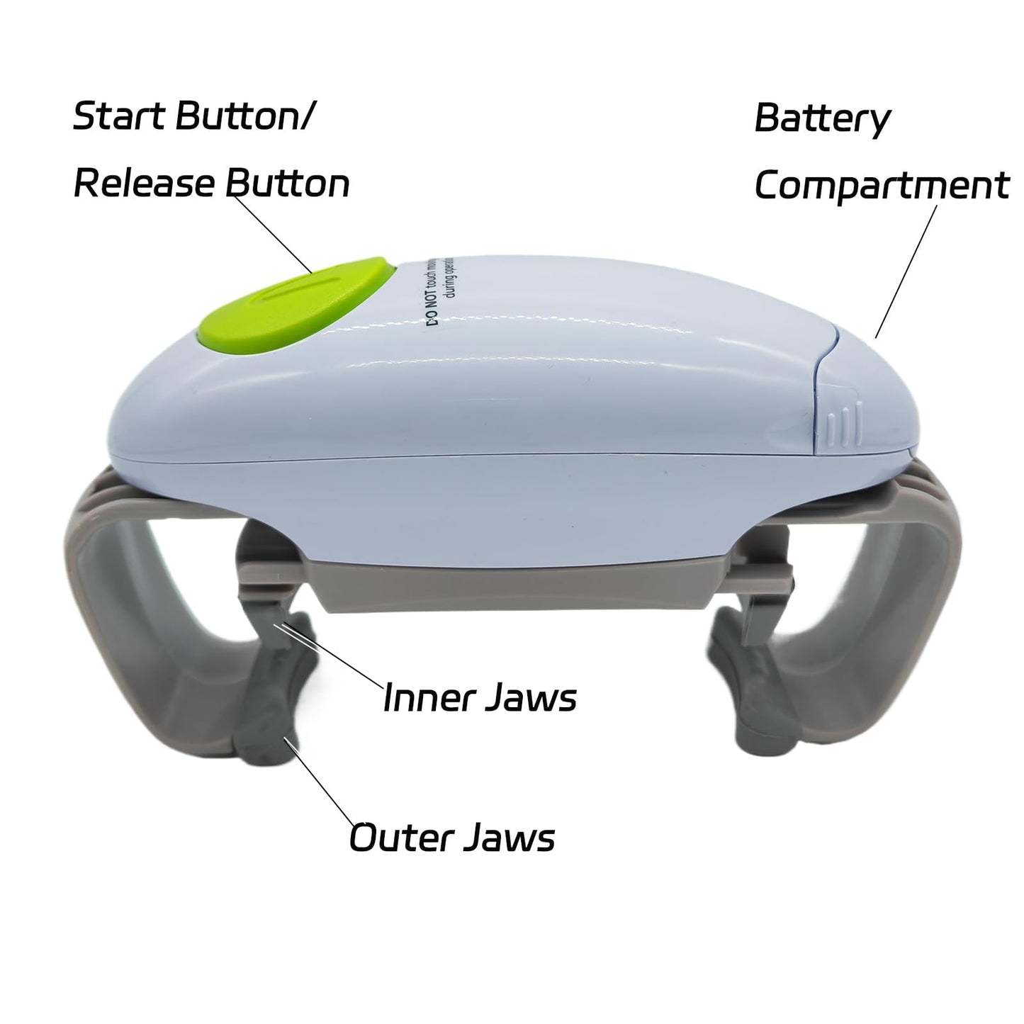 Electric jar opener for seniors, One touch automatic smart jar bottle lid openers for seniors with weak arthritis hands, Powerful hands free jar bottle opener, kitchen gadget