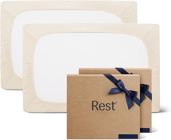 REST® Evercool®+ Cooling Fitted Sheet, Split King, Snow Ivory, 13’’Deep (Stretched up to 15’’) Silver Infused Cooling Bedding for Hot Sleeper and Night Sweat, for Fresh and Hygienic Sleep