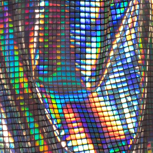 UNDERWRAPS 70s Hologram Mini Dress - 70s Outfits For Women, Rave Costume, Disco Mini Dress, Festival Outfits, Dress Up