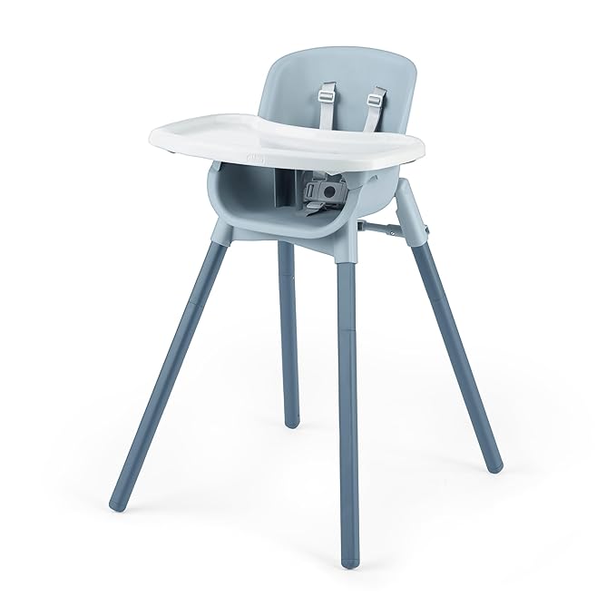 Chicco Zest 4-in-1 Folding High Chair, Feeding Chair, Toddler Chair and Youth Stool, Multi-Use Easy Clean High Chair | Cap...
