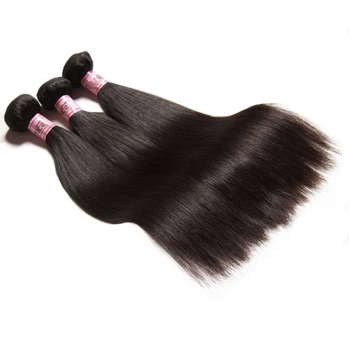 Unice Hair 10a Malaysian Straight Hair 1 Bundle Virgin Unprocessed Human Hair Weft Extensions Natural Color (20 inch)