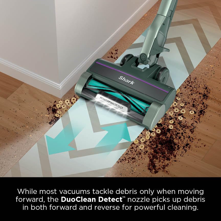 Shark Detect Ultralight Corded Stick Vacuum with Direction Detect and Self-Cleaning Brushroll, Powerful Hair Pickup, Ultr...