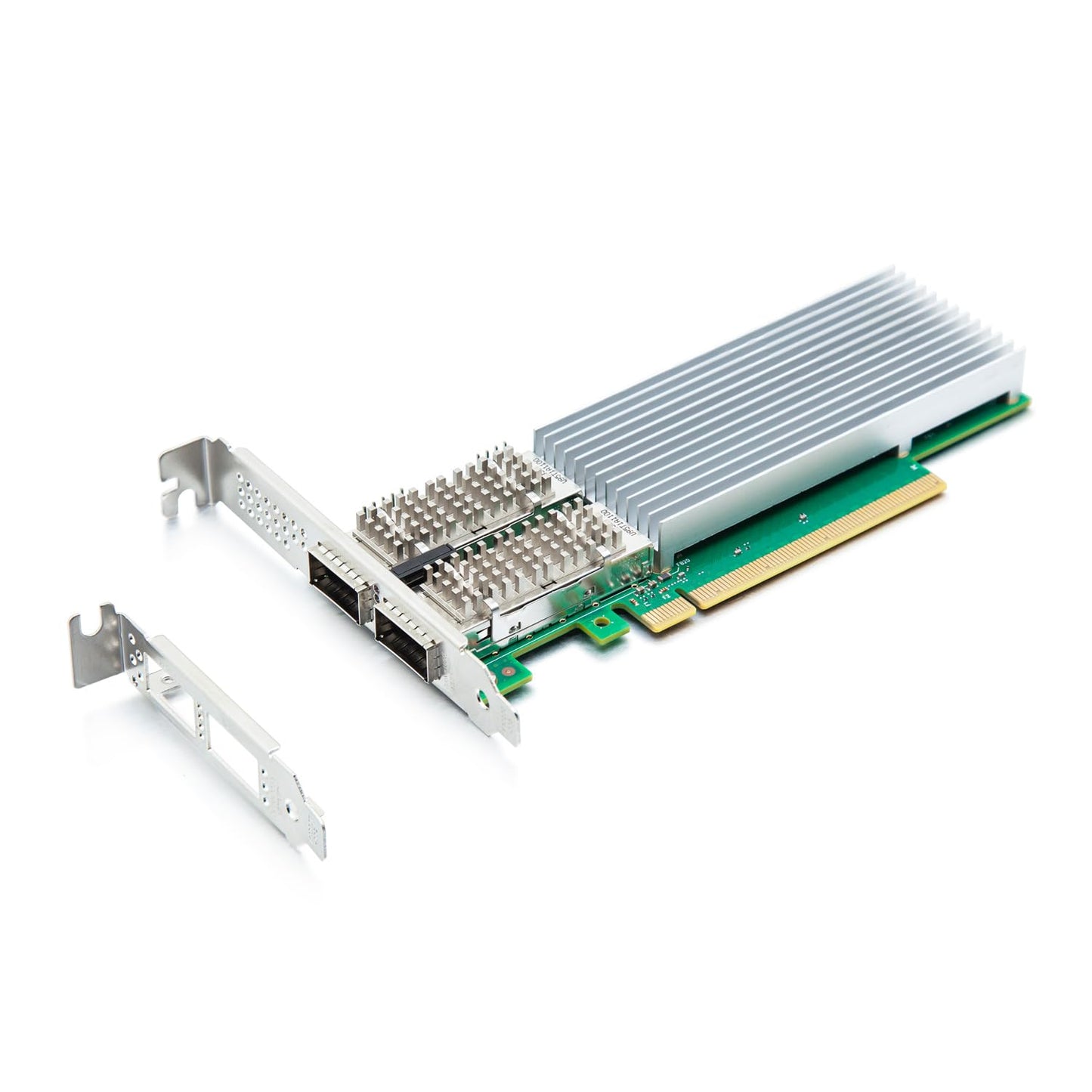 100Gbe Converged Network Card With Intel E810-Cam2 Controller, Dual Qsfp28 Ports, Pcie 4.0 X16, Compare To Intel E810-Cqda2