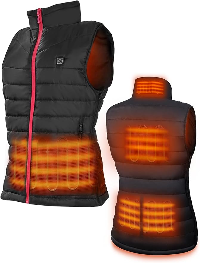 Dr. Prepare Heated Vest for Men, Heated Vest Women, Mens Heated Jacket with Adjustable Sizes (Battery Pack Not Included)
