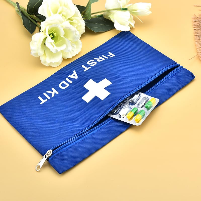 Medicine Bag First Aid Kit Empty Medicine Pouch Pill Pocket Mini Travel First Aid Bag Outdoor Hiking Survival Supplies Por...
