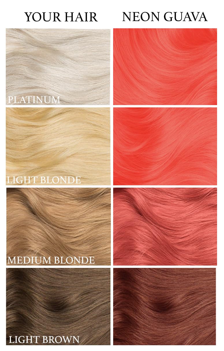Lunar Tides Semi-Permanent Hair Color (43 colors) (Neon Guava, 8 fl. oz.)
