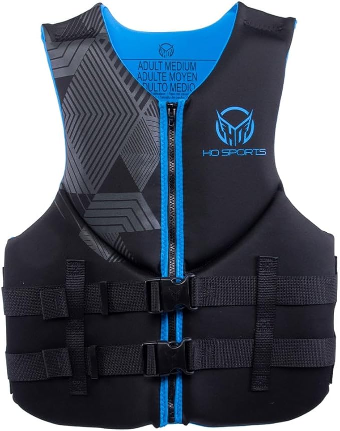 HO Pursuit CGA Mens Wakeboard Vest Black/Blue Sz XL