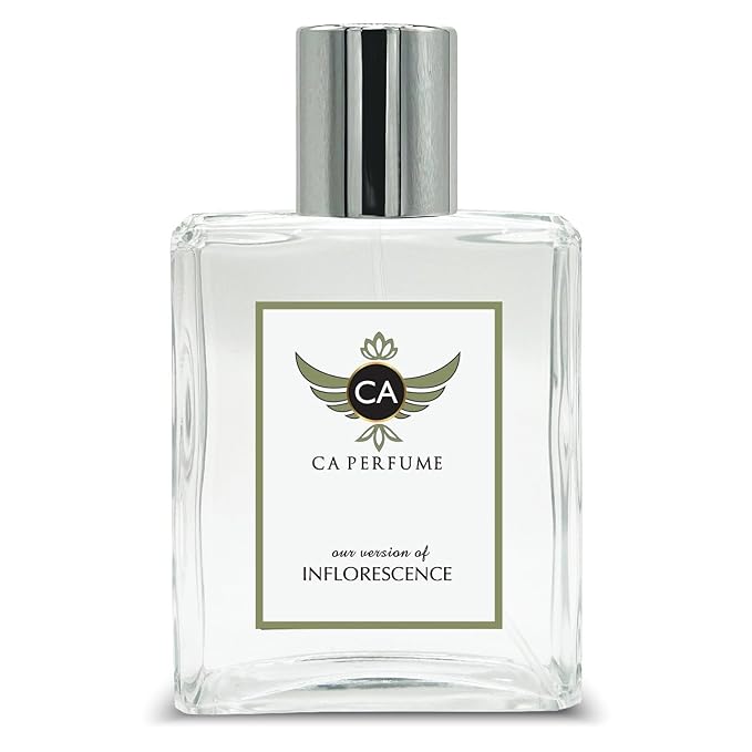 CA Perfume Impression of Inflorescence for Women Eau De Parfum Floral Scent Long Lasting Perfumes for Women Signature Scent for Day and Night Wear 3.4 Fl Oz 100ml