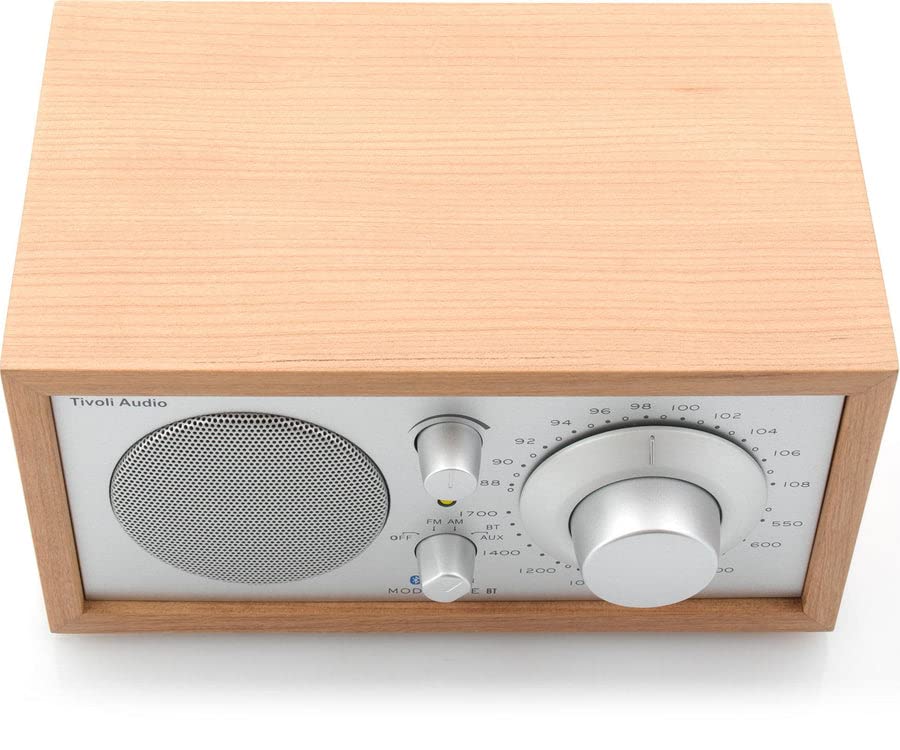Tivoli Audio Model One Bluetooth Am/Fm Radio (Cherry/Silver)