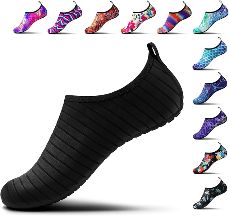 SIMARI Water Shoes Women Men Aqua Socks Beach Barefoot Quick Drying Aqua Aerobics Swim Pool Non Slip Outdoor Travel Essent...
