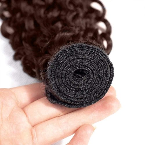 Condescension Human Hair Bundles 16 18 20 Inch Color 4 Jerry Curly Wave Human Hair Bundles Unprocessed Brazilian Virgin Hair for Black Women