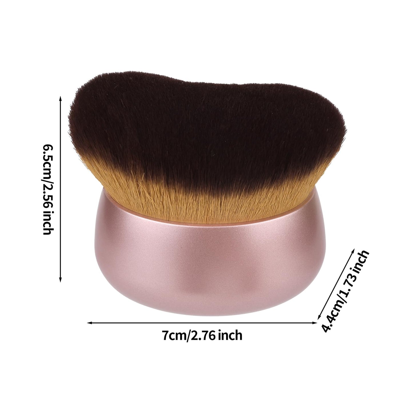 Body Makeup Brush for Self Tanner, Large Self Tanning Applicator Tan Brush Provides Even Application for Face Neck Back Legs, We