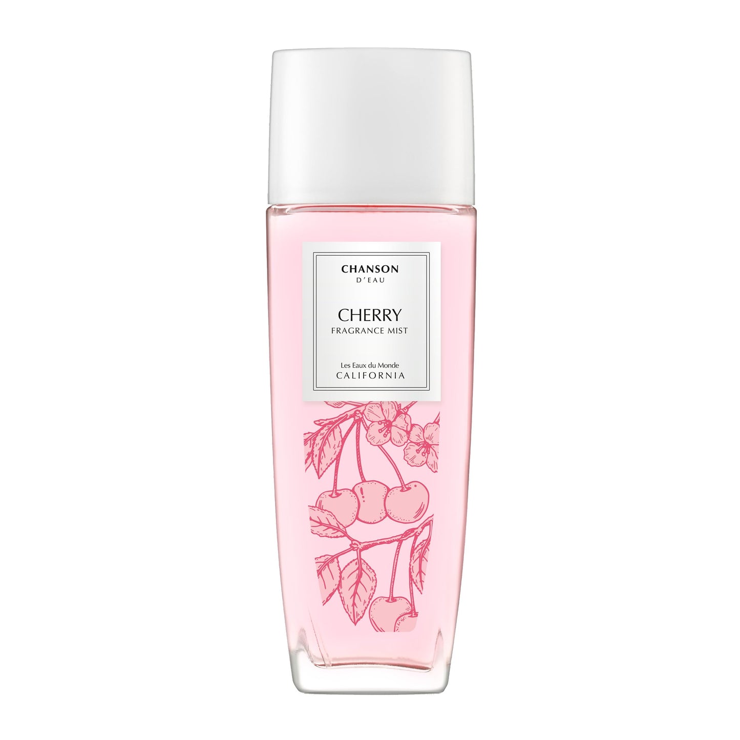 Chanson Cherry Hair & Body Mist for Women 2.5 fl oz (Pack of 1), Notes of Red Berries, Cherry, and Tonka, Women's Fragrance, Long Lasting, Everyday Fragrance, Travel Size