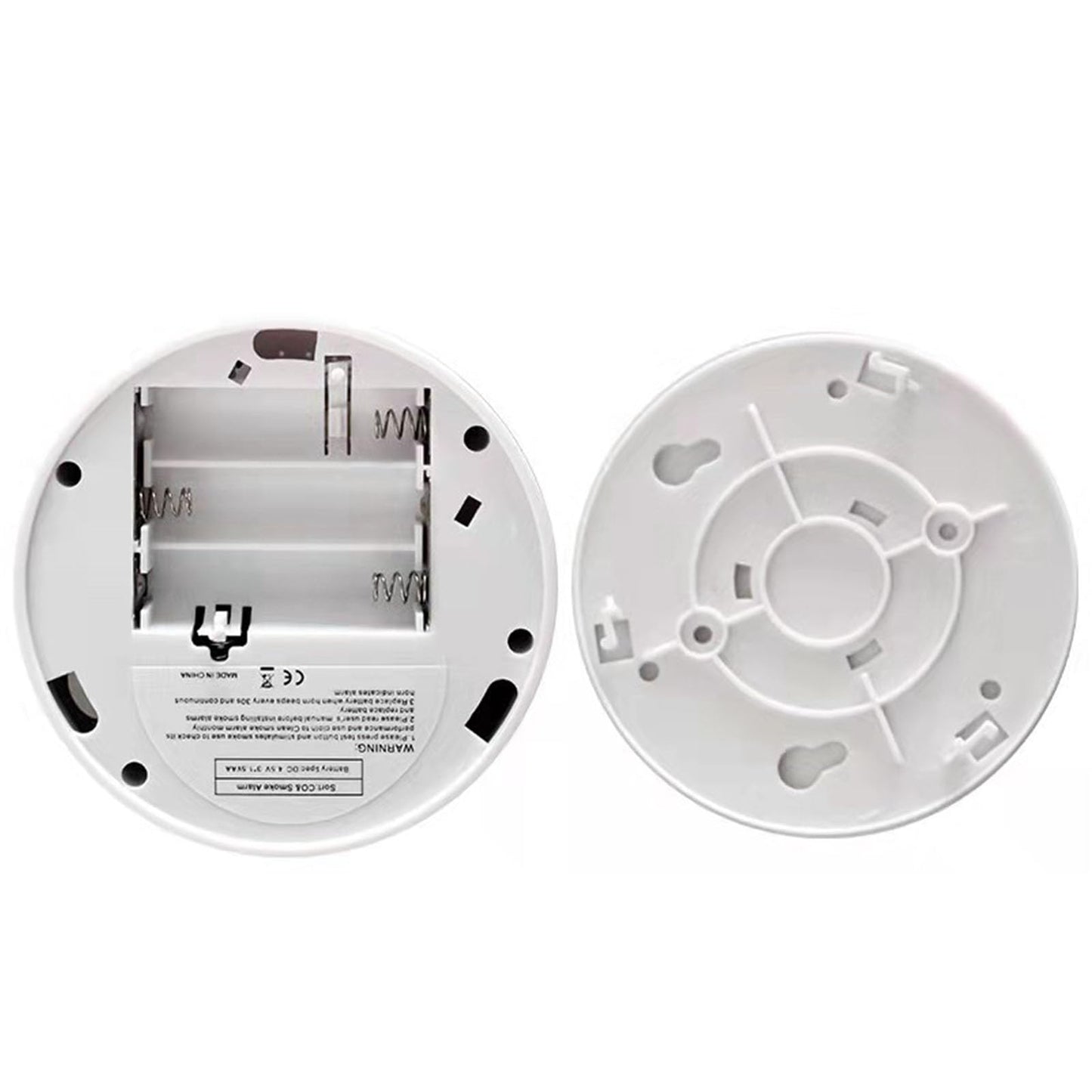 Exhaust Alarm with Visual LCD Display Double Transducer Detection Structure Loud 85dB for Indoor Observing Battery Propelled Exhaust Together