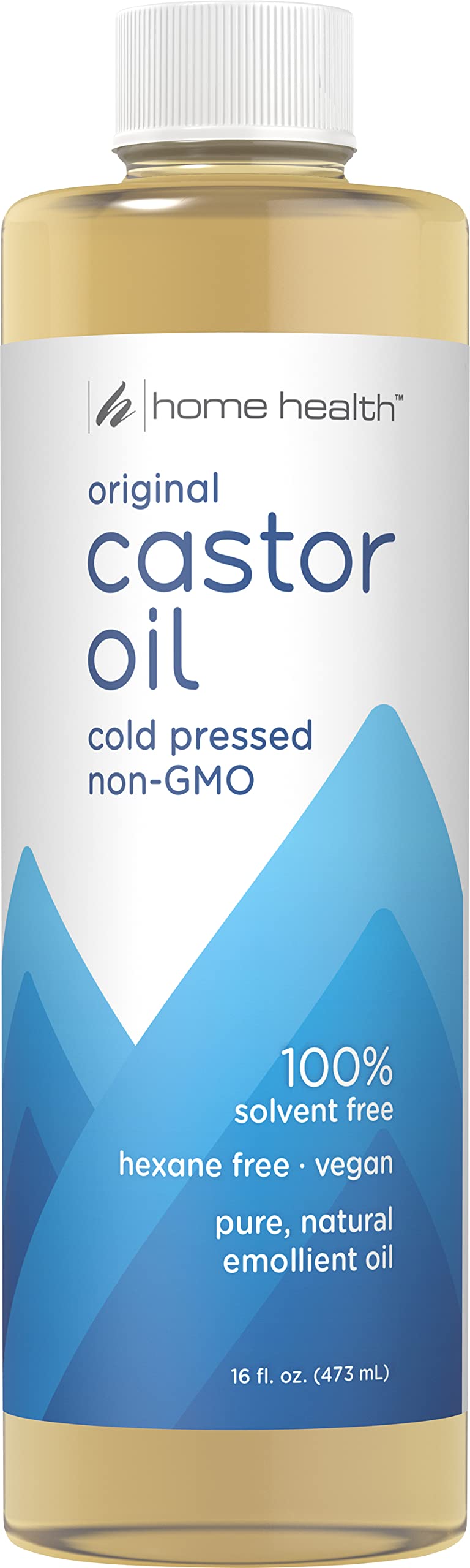 Home Health Original Castor Oil, Promotes Healthy Hair And Skin, Natural Skin Moisturizer - Pure, Cold Pressed, Non-GMO, Hexane-