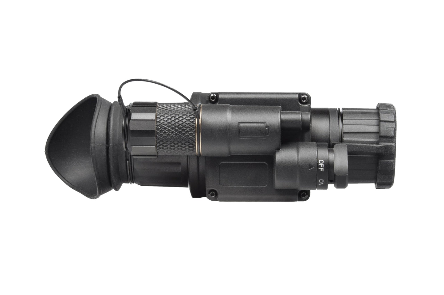 AGM Global Vision Wolf-14 NW1 – Night Vision Monocular Gen 2+ P45-White Phosphor Level 1, Black