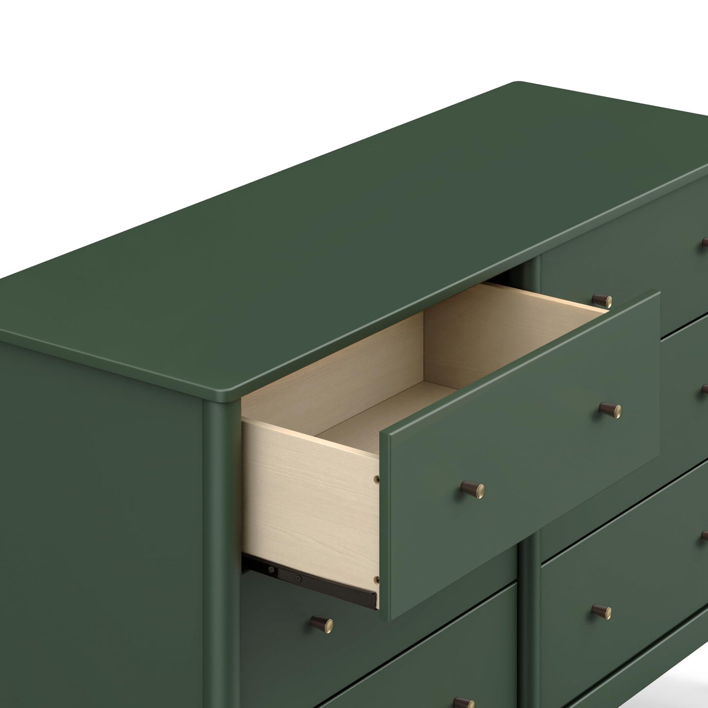 DaVinci Frem 6-Drawer Dresser in Forest Green