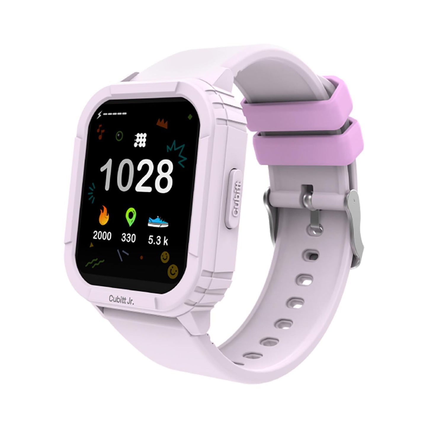 Cubitt Jr Smart Watch Fitness Tracker For Kids And Teens, With Games, Step Counter, Calculator, Sleep Monitor, Heart Rate Monito
