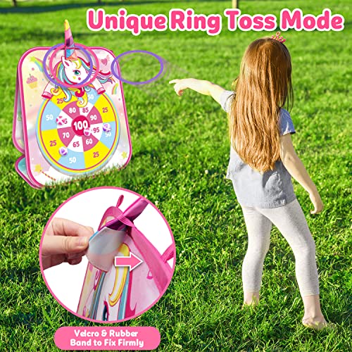 Bean Bag Toss Game for Kids - Cornhole Board Outdoor Toys for Toddlers -Party Activities Carnival Outside Yard Backyard Be...