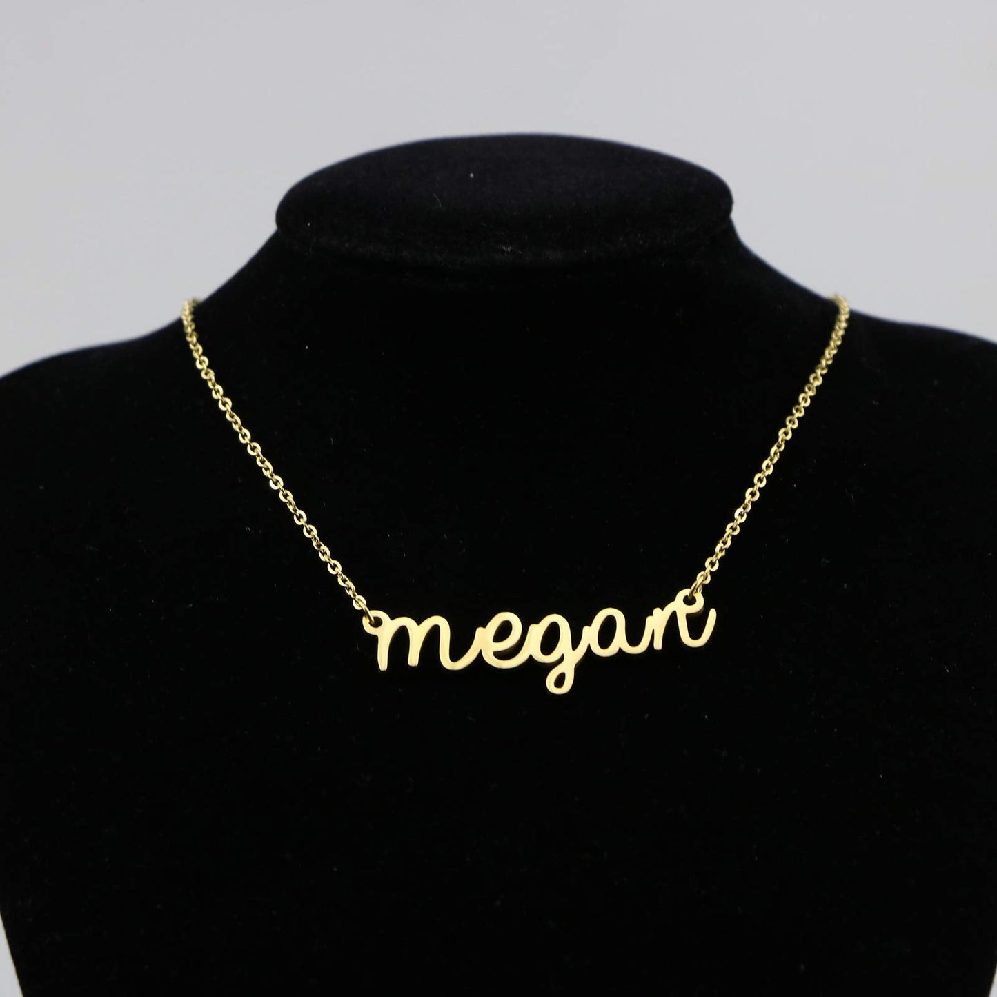 Awegift Personalized Name Necklace New Mom Bridesmaid Gift Jewelry for Megan