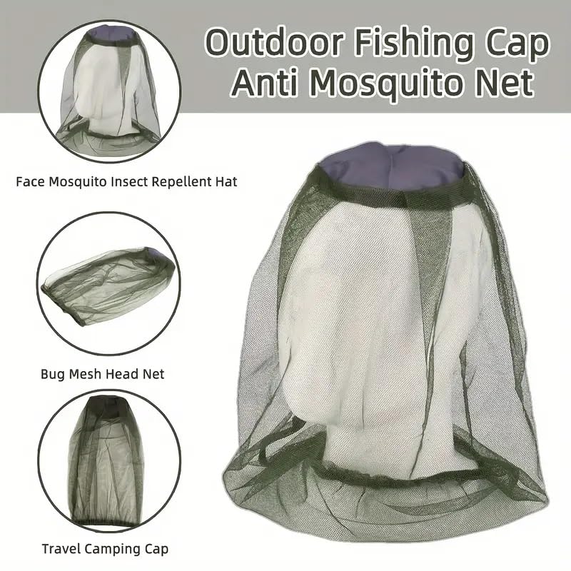 1PC Mosquito Hat Mask Head Cover,Hiking Fishing Climbing, Protecting from Bee,Camping Essentials,Patio-Clearance Deals