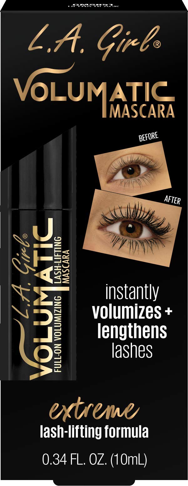 L.A. Girl Volumatic Mascara, Ultra Black GMS651