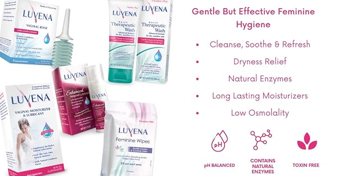 Luvena Daily Personal Feminine Rinse - Ultra Gentle Wash to Maintain Freshness & Resist Odor - pH Balanced, Paraben Free - Soothing (2 Pack, 3oz Bottles)
