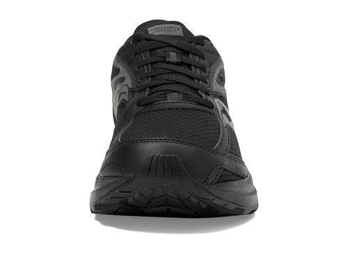 Saucony Men's Cohesion 17, Black/Black/Black, 14