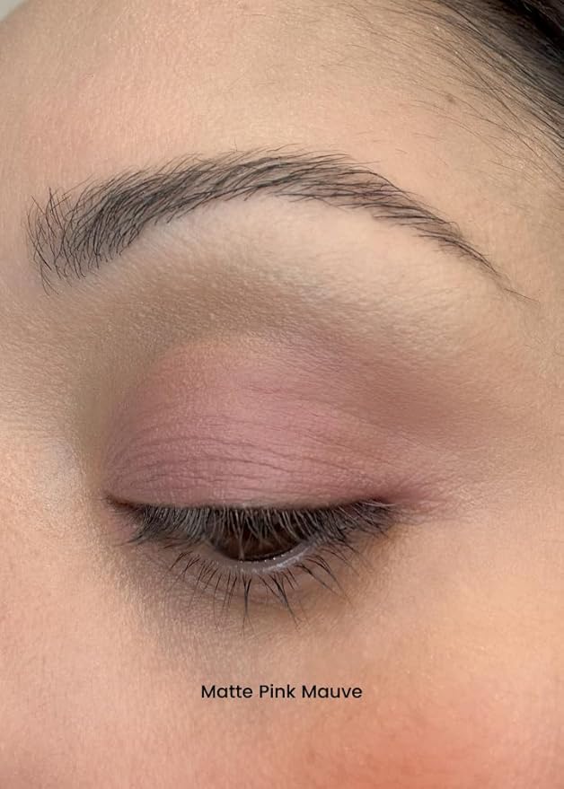 M2U NYC (Pink Mauve Liquid Eyeshadow – Quick Drying Liquid Eye Shadow with One Swipe Pigment Coverage – Long Lasting, Buildable & Blendable Crease Proof Formula – Matte Finish