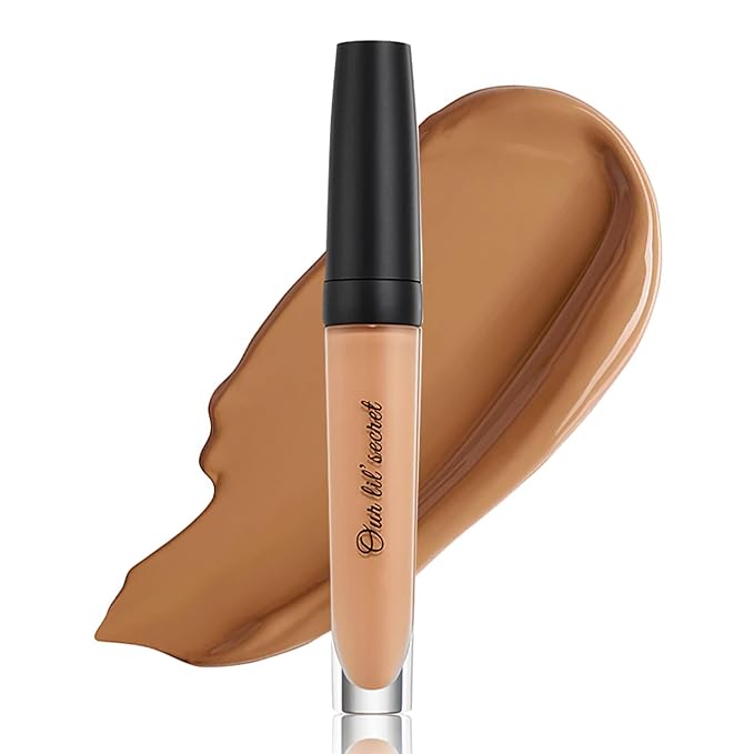 Frankie Rose Cosmetics Our Lil’ Secret Concealer - Full, Long Lasting Coverage for Dark Circles and Fine Lines - Easy to Blend - Soft, Smooth Complexion - Toffee