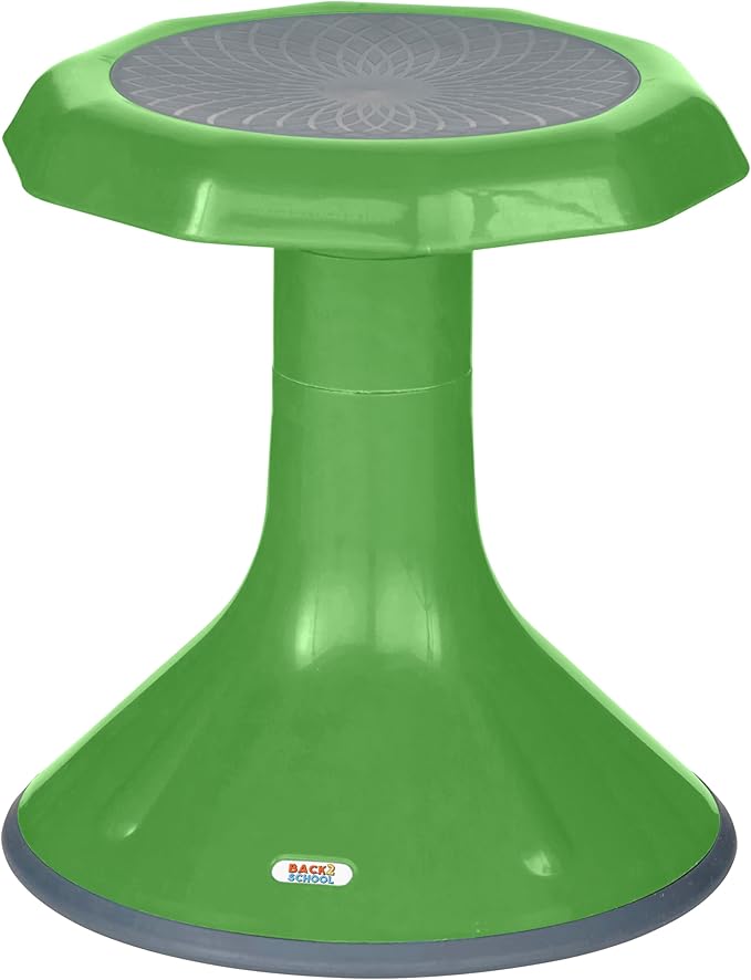 Back2School Express Wobble Stool, 15", Flexible Seating, Grassy Green
