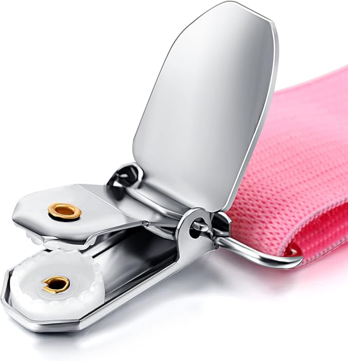 Boao 12 Pcs Bed Sheet Clips Straps Sheet Corner Straps Holder Adjustable Mattress Clips, Elastic Bed Grippers Suspender Fasteners Holder for Home(Pink,8-12 Inch Length)