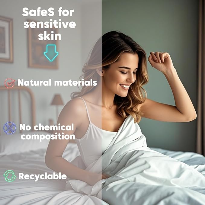 NAGS® Grounding Sheets,Grounding Bedding Sheet, Soft Cotton with Pure Silver Fitted Grounded Sheet for Improved Sleep,Pain Relief (White, Twin,39 * 75 * 13.5inch)