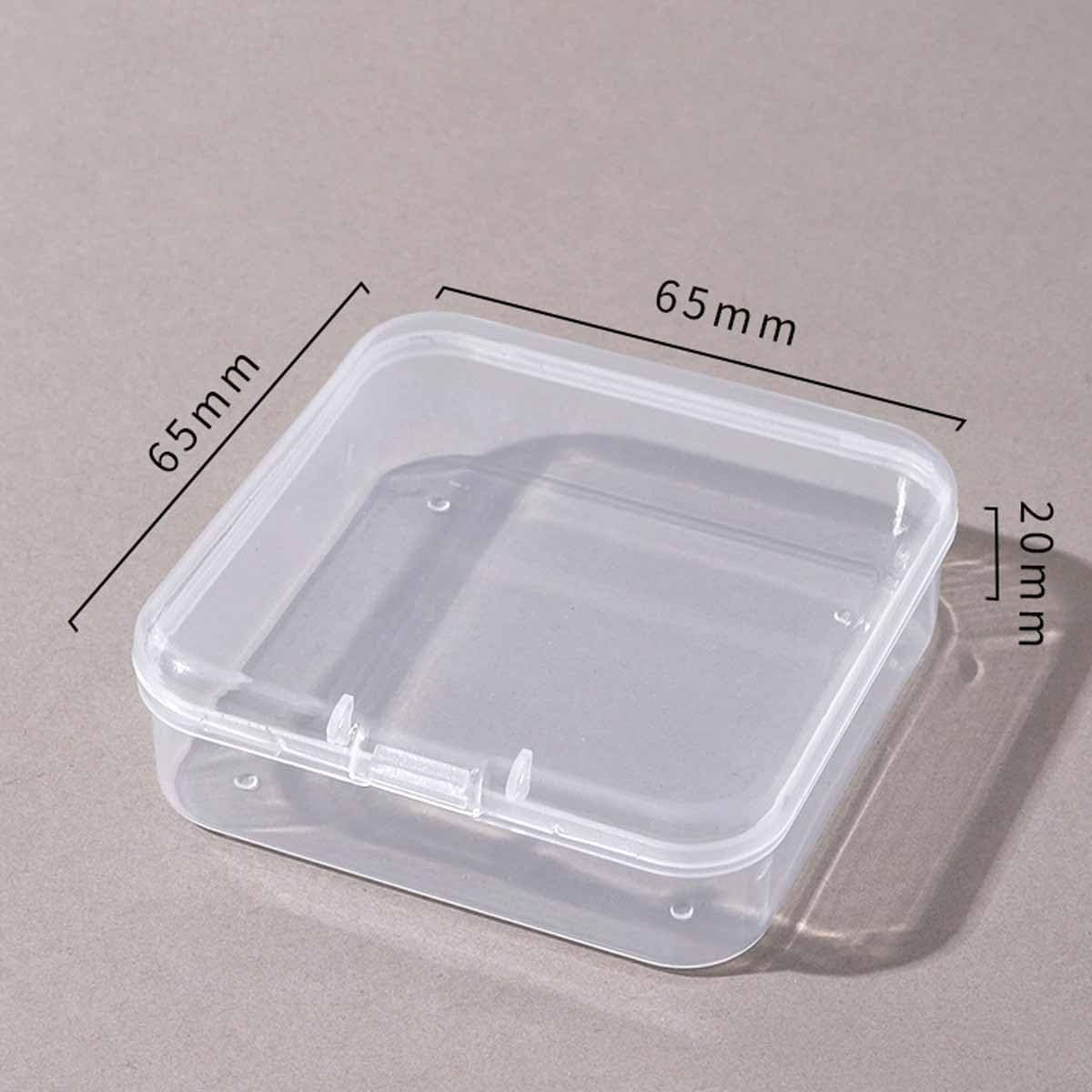 6 PCS Square Powder Puff Holders Cases Clear Makeup Sponge Protective Container Portable Beauty Blender Holder Reusable Dust-Pro