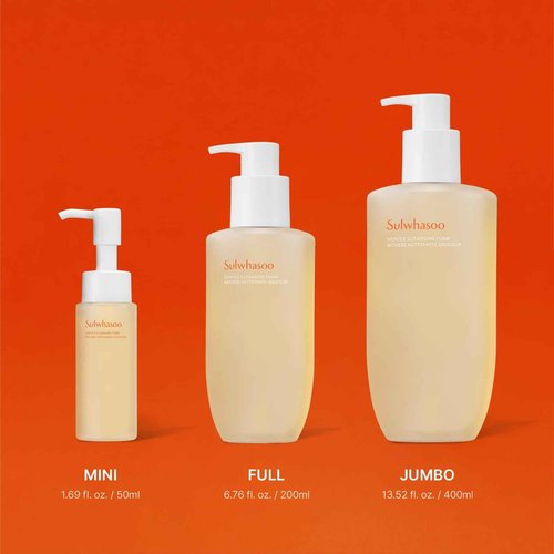 Sulwhasoo Gentle Cleansing Foam Jumbo – Hydrating Daily Gel-to-Foam Facial Cleanser with Korean Herbal Ingredients | Removes Makeup, Dirt & Impurities, Softens & Refreshes Skin | Korean Face Wash