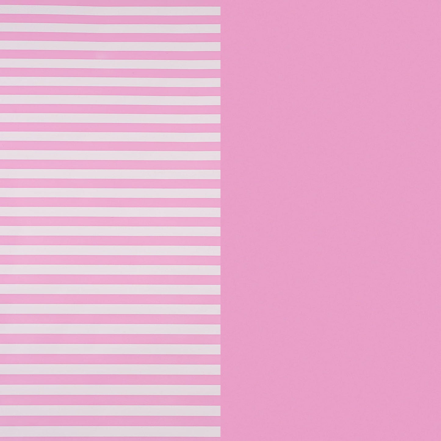 RUSPEPA Reversible Wrapping Paper Roll, for Girls Jumbo Roll, Pink White Stripe and Solid Pink Gift Wrap for Baby Shower, Birthday, Valentine's Day, Wedding, Bridal Shower, 30 Inches x 32.8 Feet