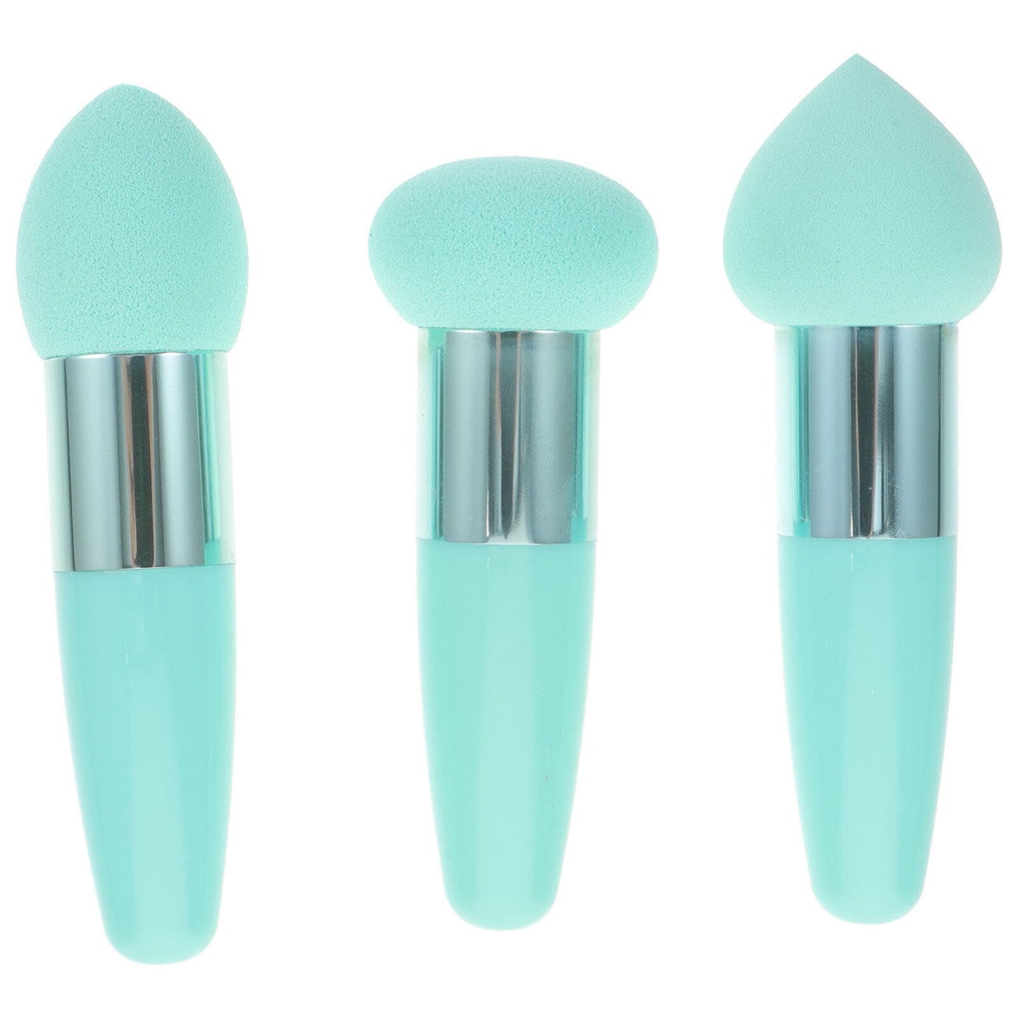 Beaupretty Beauty Pen Set - 3Pcs Mushroom Concealer Sponge Brush Set for Makeup Application Portable Compact Design for Travel G