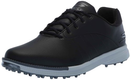 Skechers Tempo Spikeless Waterproof Lightweight Golf Shoe Black/Grey